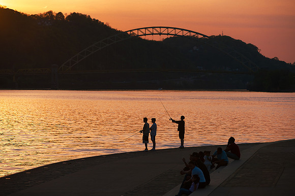 Fishing at the point